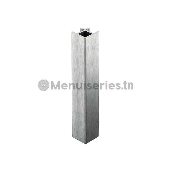Angle 90º aluminium pour plinthe 425 tunisie menuiseries.tn menuiserie menuisier cuisine dressing couvre chant mdf PVC
