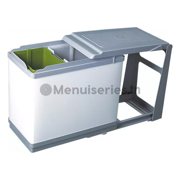 Poubelle coulissante FBM tunisie menuiseries.tn menuiserie menuisier cuisine dressing couvre chant mdf PVC