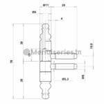 Charnière de meuble baroque 605 tunisie menuiseries.tn menuiserie menuisier cuisine dressing couvre chant mdf PVC