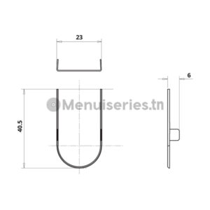 Jeux de 4 bouchons GC230 tunisie menuiseries.tn menuiserie menuisier cuisine dressing couvre chant mdf PVC