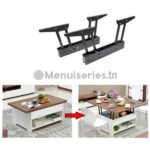 Mécanisme table relevable GM tunisie menuiseries.tn menuiserie menuisier cuisine dressing couvre chant mdf PVC