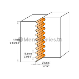 Porte-outils bouvetage dents de scie 694.008 tunisie menuiseries.tn menuiserie menuisier cuisine dressing couvre chant mdf PVC