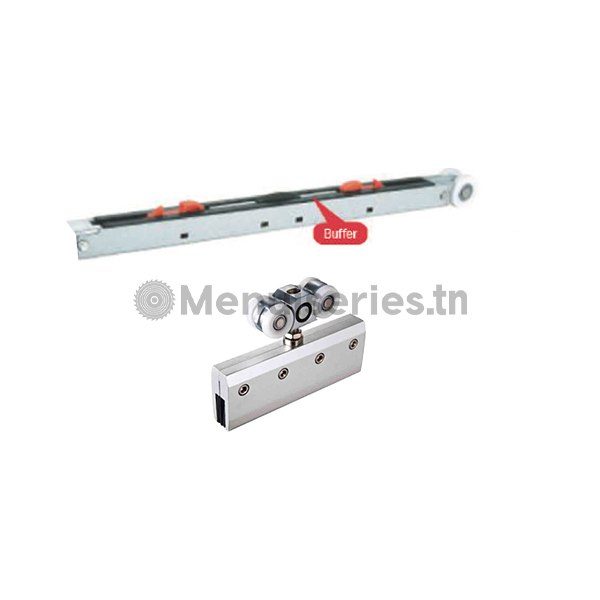 Rouleaux pour porte en verre type 265