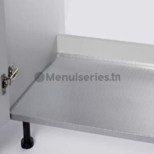 Sous évier aluminium P60CM tunisie menuiseries.tn menuiserie menuisier cuisine dressing couvre chant mdf PVC