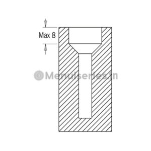 Fraisoir réglable 521.001 tunisie menuiseries.tn menuiserie menuisier cuisine dressing couvre chant mdf PVC