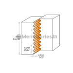 Jeu de couteaux pour bouvetage dents de scie 695 tunisie menuiseries.tn menuiserie menuisier cuisine dressing couvre chant mdf PVC