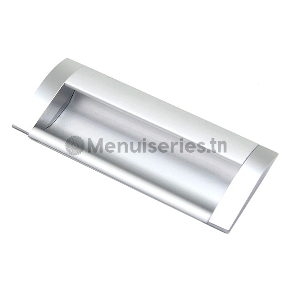 Poignées encastrable aluminium GOMME tunisie menuiseries.tn menuiserie menuisier cuisine dressing couvre chant mdf PVC