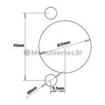 Tête pour le perçage de charnières CMT334 tunisie