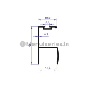 Profilé couvre chant aluminium 6230 tunisie