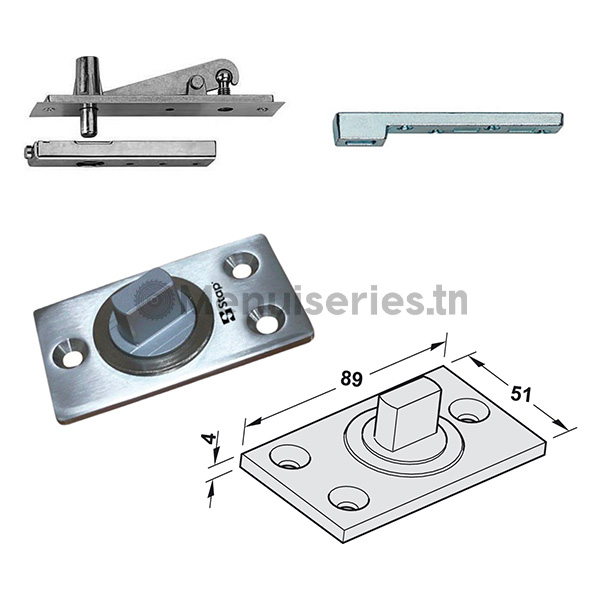 Kit pivot de sol S-6250 250KG tunisie