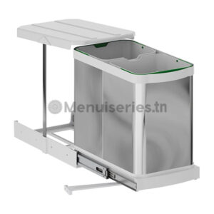 Poubelles de cuisine 12+12L 40CM tunisie