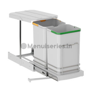 Poubelles de cuisine 12+12L 40CM tunisie