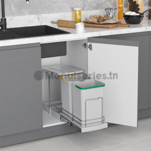 Poubelles de cuisine 12+12L 40CM tunisie