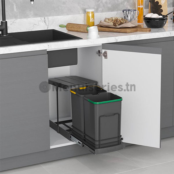 Poubelle Automatique De Cuisine 12L - Couvercle Sensoriel, Rechargeable USB, Étanche IPX3, Design Compact | Pour Bureau, Salle De Bain