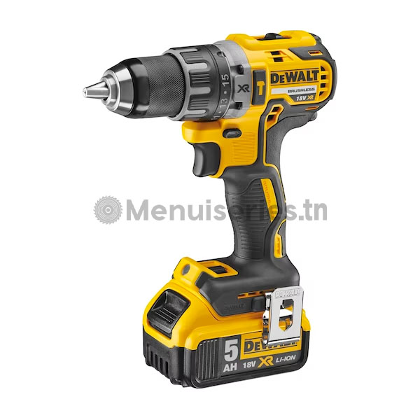 Perceuse visseuse compacte XR 18V 5Ah Li-Ion Brushless - 2 Batteries tunisie